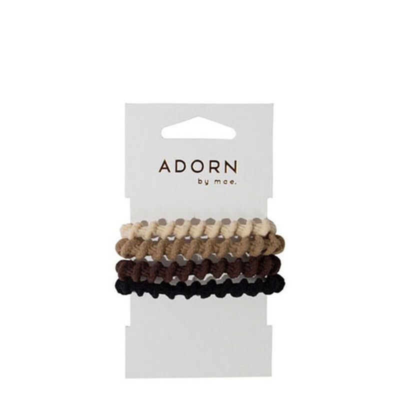 Adorn by Mae Elastics Twists - Black & Brown image number 0